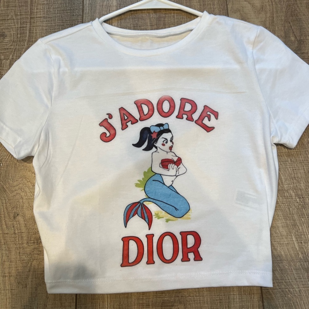 J’adore Graphic Dior T Shirt Small